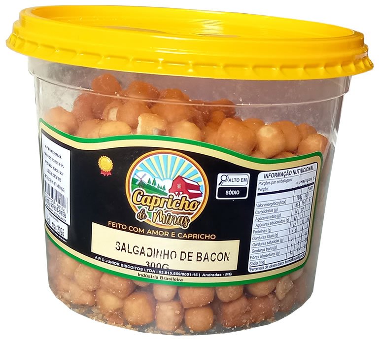 Petisco Sabor Bacon